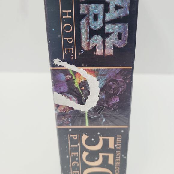 Star Wars 1995 550 Piece MB Puzzle episode IV A New Hope Brand New UNOPENED - Picture 6 of 8